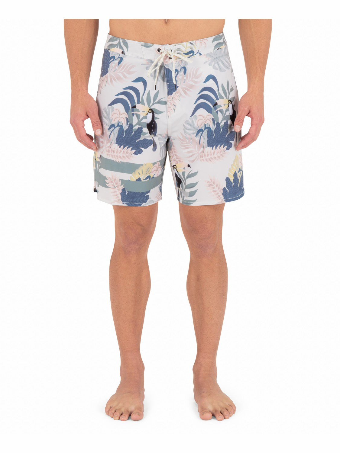 Hurley For Sale | Phantom Eco Block Party Engineered Boardshort 18" - Bone