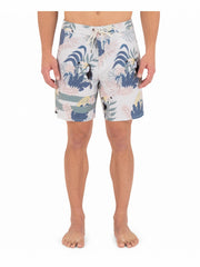 Hurley For Sale | Phantom Eco Block Party Engineered Boardshort 18" - Bone