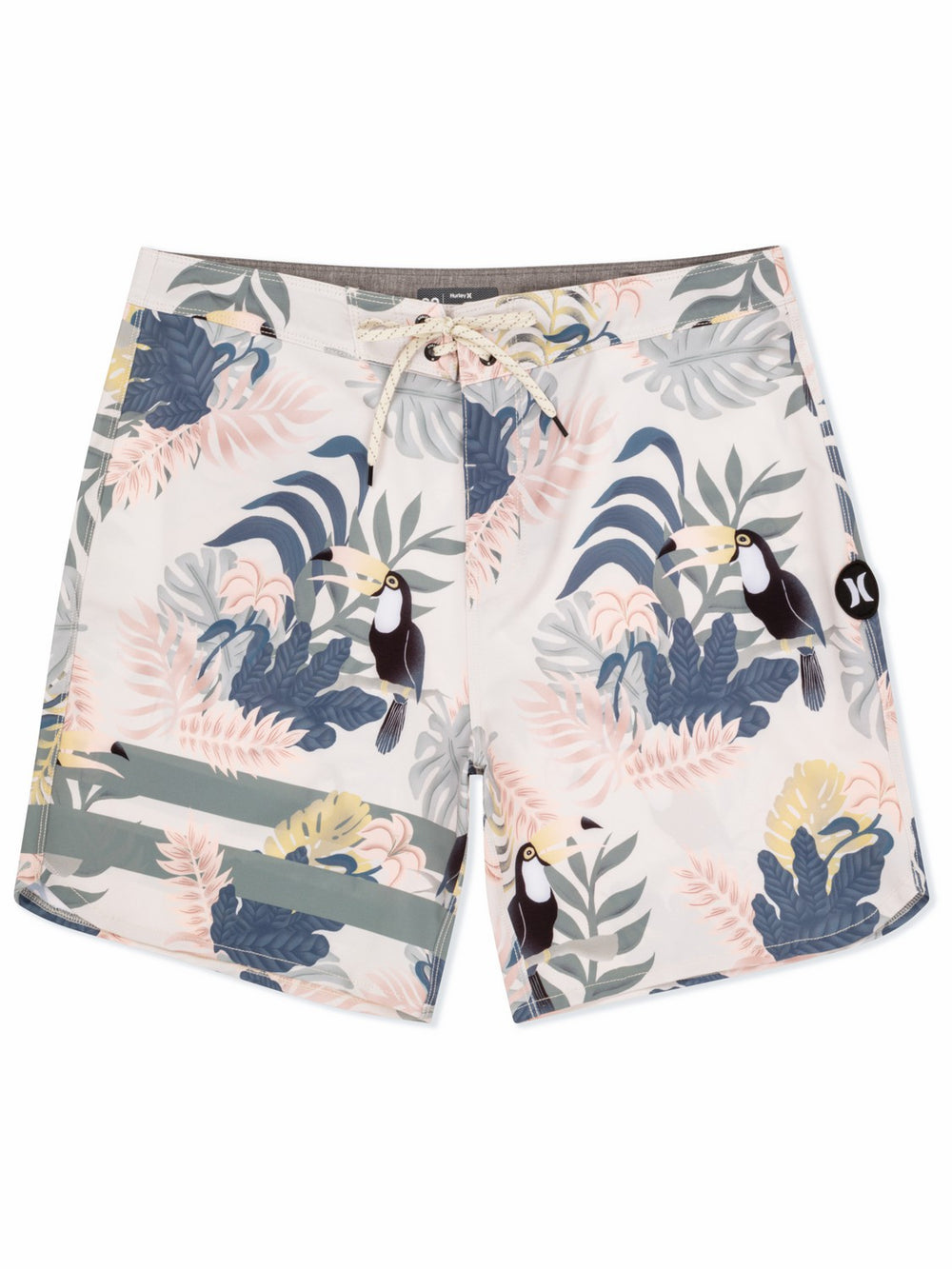 Hurley For Sale | Phantom Eco Block Party Engineered Boardshort 18" - Bone