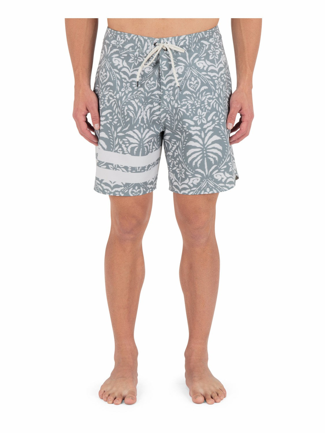 Hurley On Sale | Phantom Eco Block Party Engineered Boardshort 18" - Great White