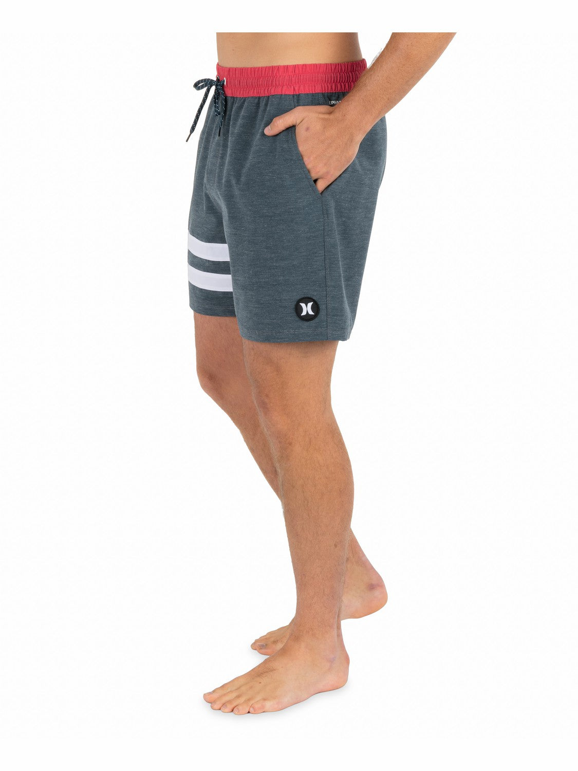 Hurley | Phantom Eco Block Party Volley 17" - Armored Navy
