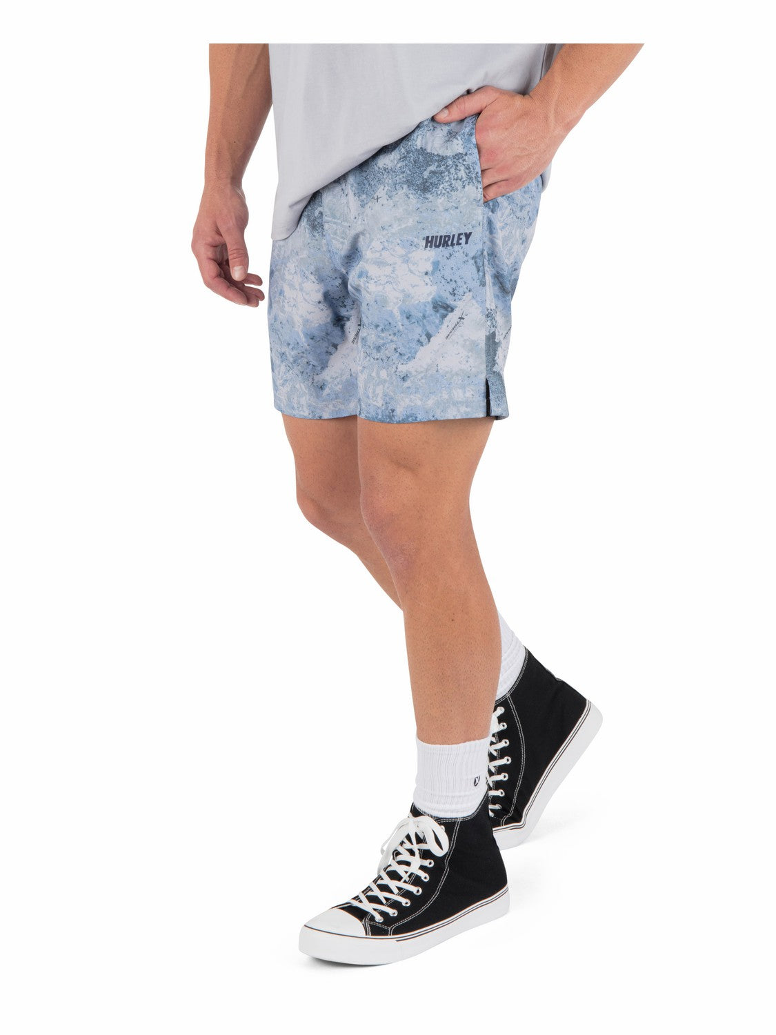 Hurley Discount | H2O Dri Trek Stretch 7" - Obsidian