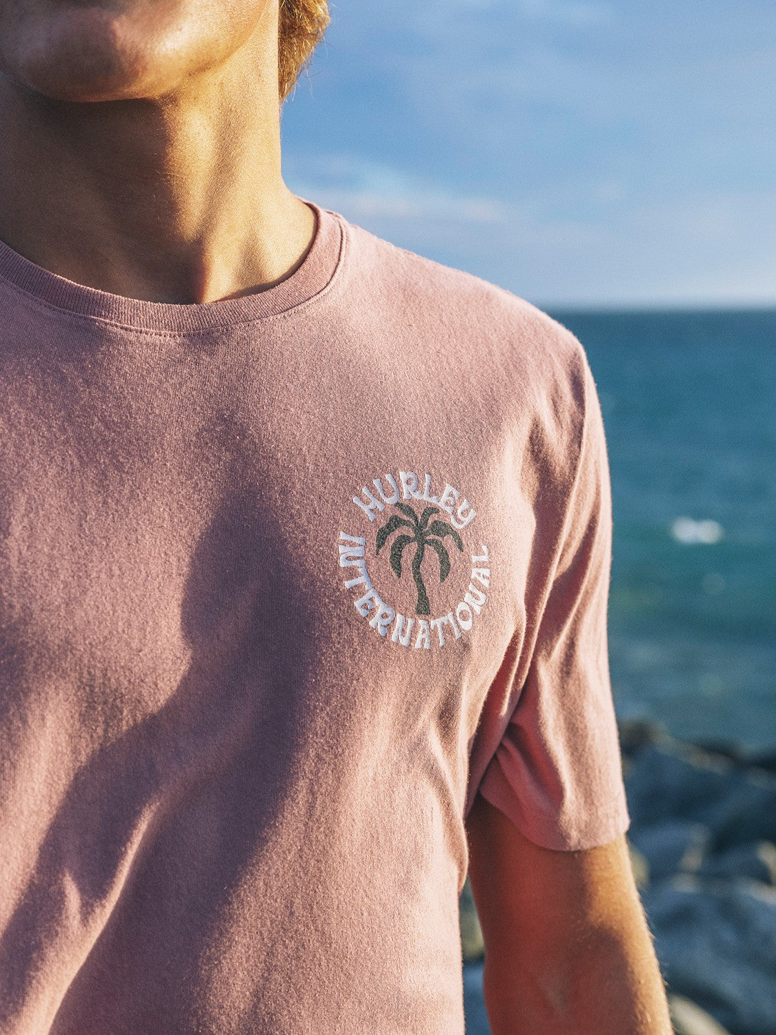 Hurley Onsale | Palm Short Sleeve - Phantom Rose