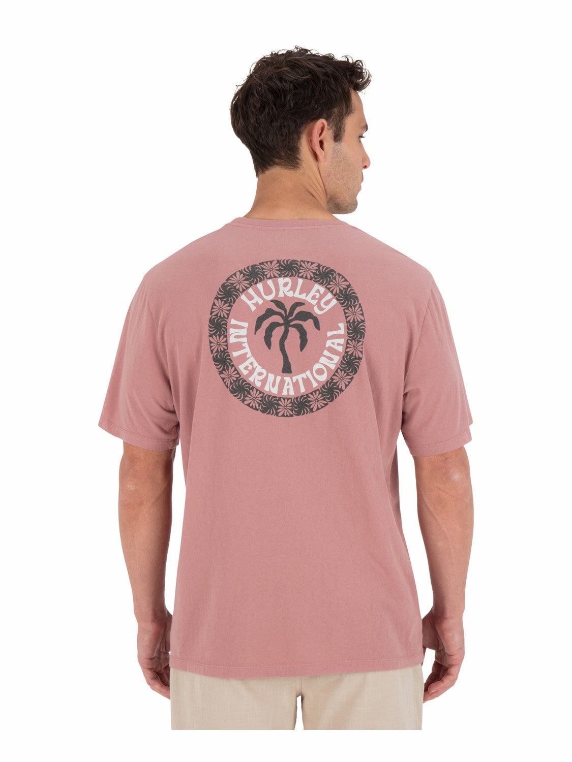 Hurley Onsale | Palm Short Sleeve - Phantom Rose