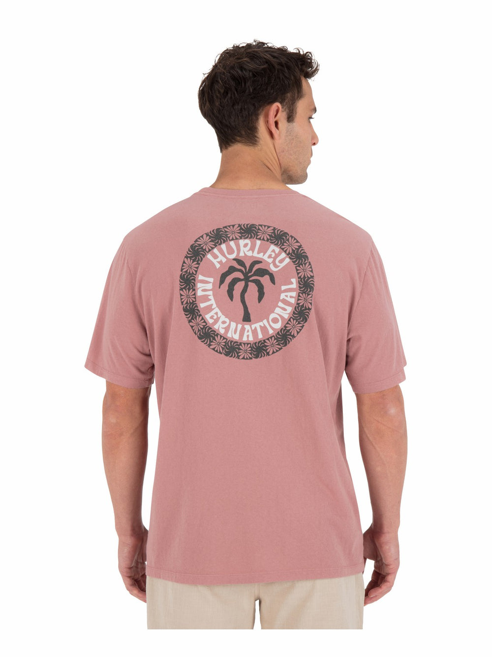 Hurley Onsale | Palm Short Sleeve - Phantom Rose