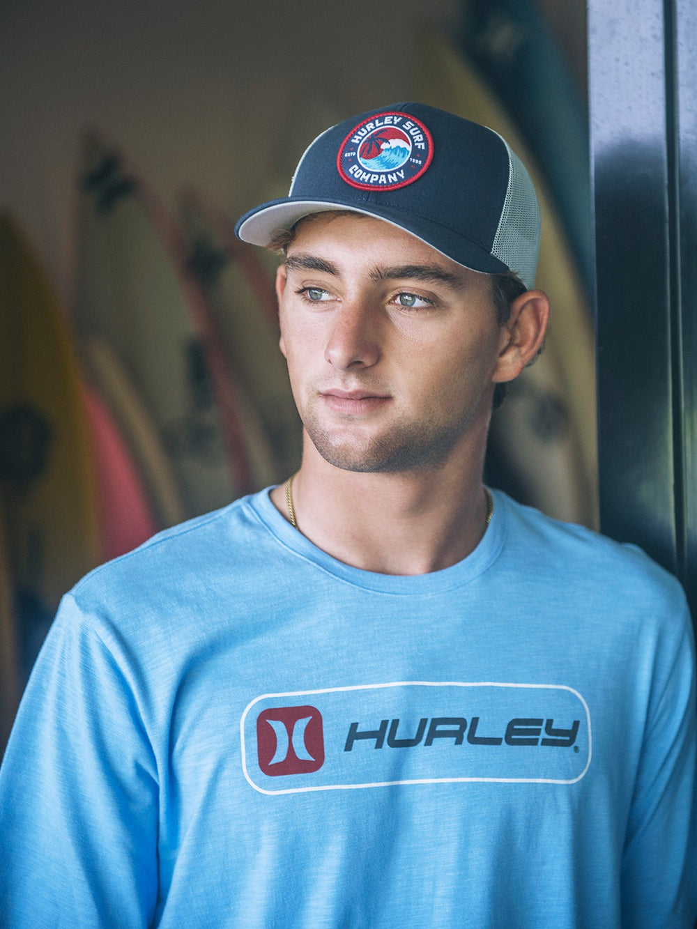 Hurley | Inlined Slub Short Sleeve - Skyline