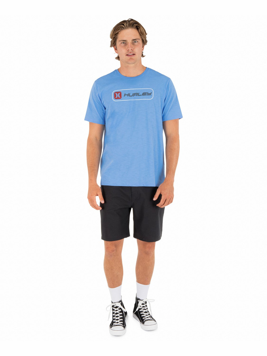 Hurley | Inlined Slub Short Sleeve - Skyline