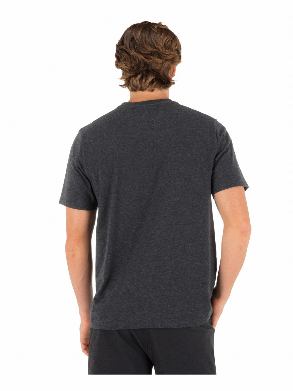 Hurley Discount | Inlined Slub Short Sleeve - Black Heather