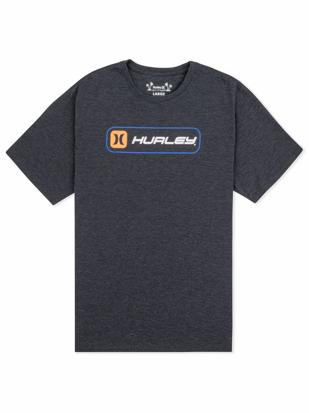 Hurley Discount | Inlined Slub Short Sleeve - Black Heather