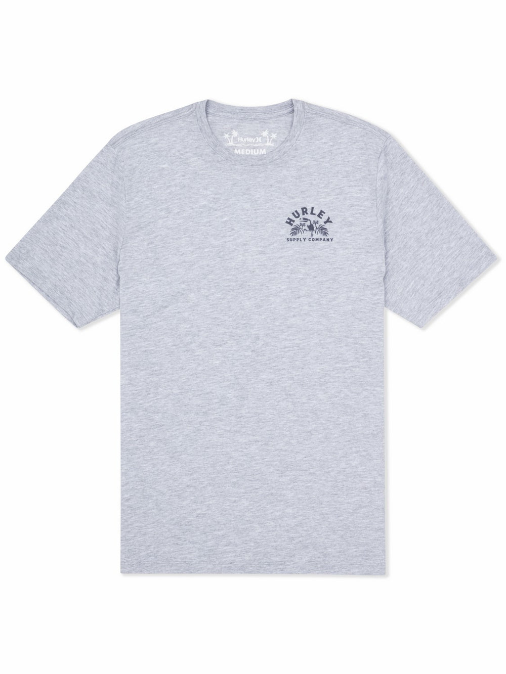 Hurley Discount | Birds Of Paradise Short Sleeve - Dark Grey Heather