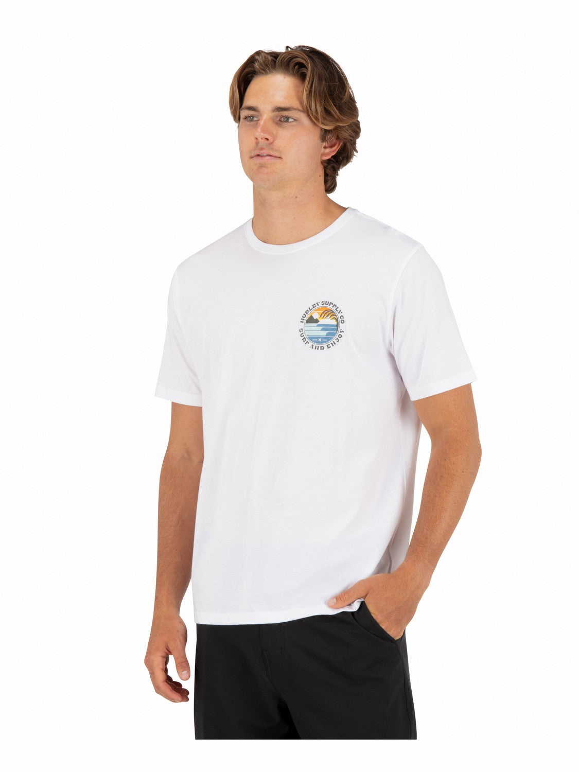 Hurley On Sale | Lefts Short Sleeve T-Shirt - White