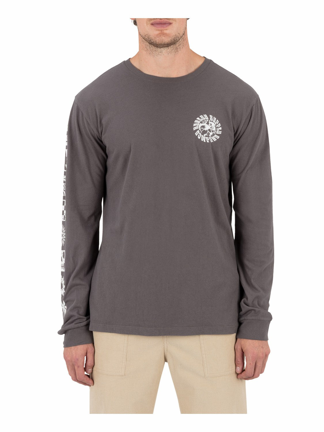 Hurley Onsale | Skull Mandala Long Sleeve - Ion Grey