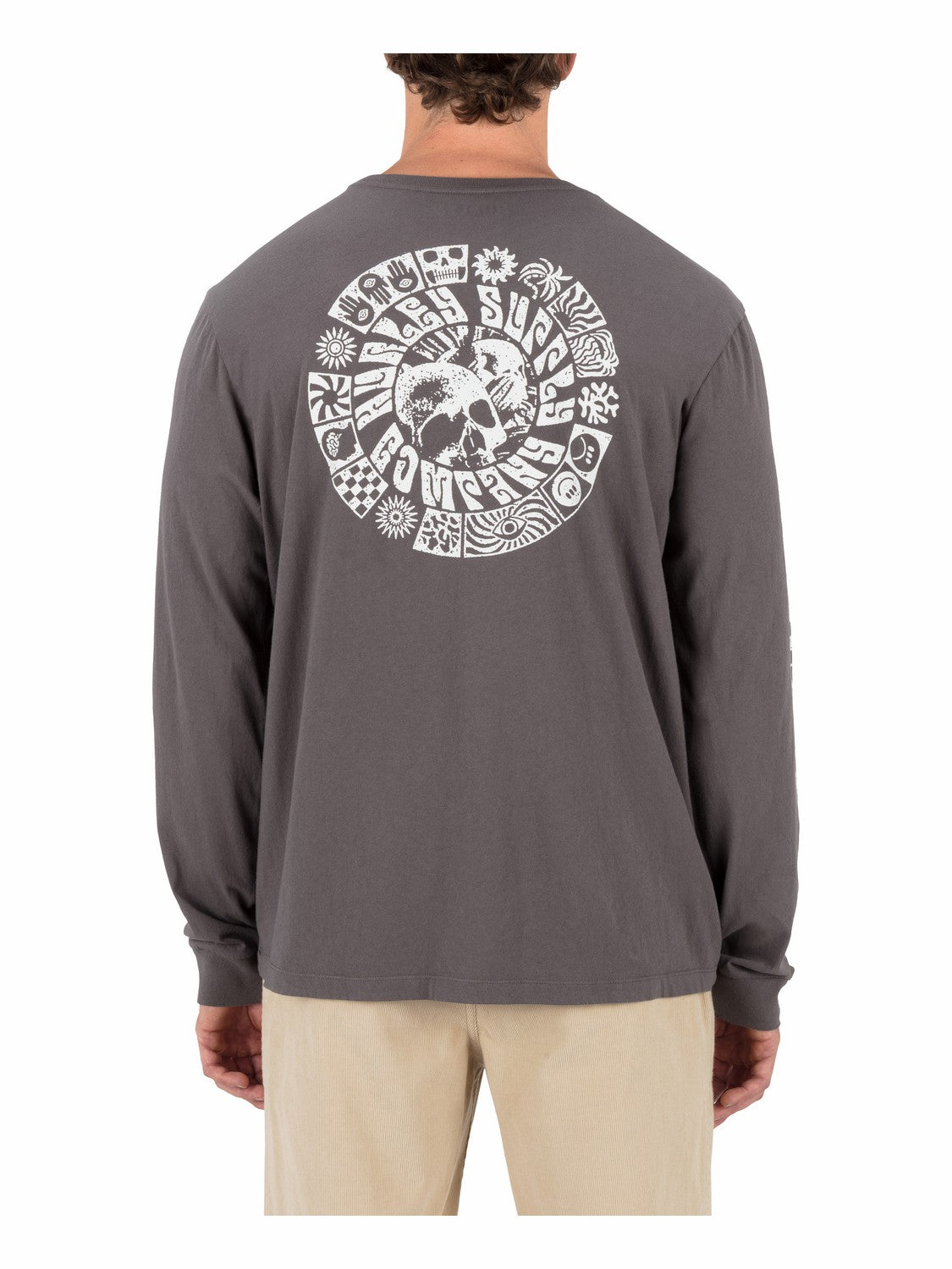 Hurley Onsale | Skull Mandala Long Sleeve - Ion Grey