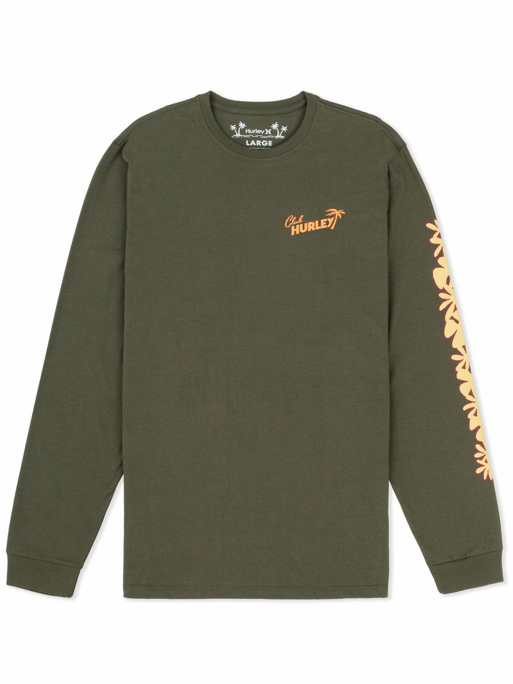 Hurley Discount | Chambord Long Sleeve - Charcoal Fern