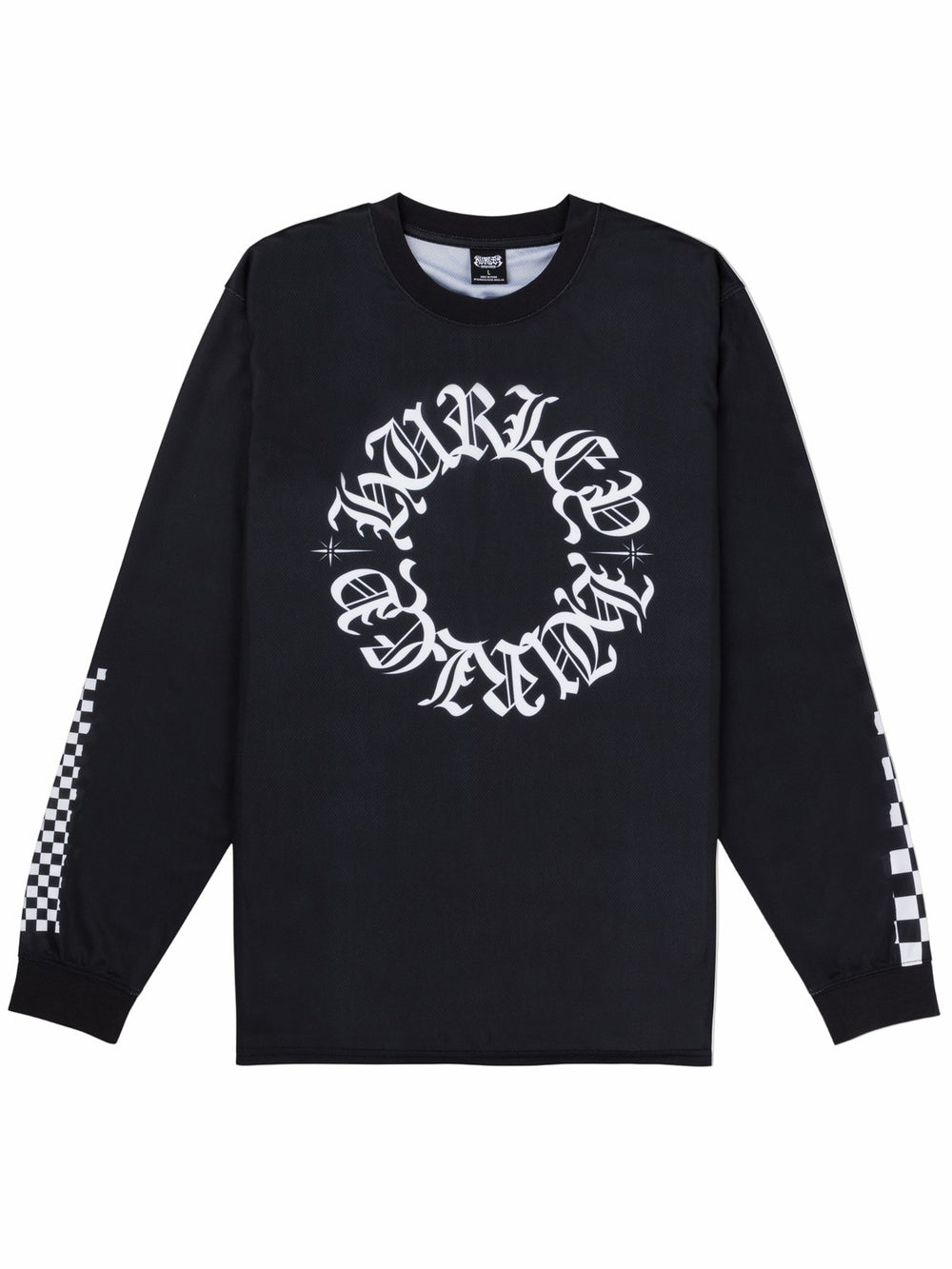 Hurley | Hurley x Travis Barker Check Out Long Sleeve Jersey - BLACK