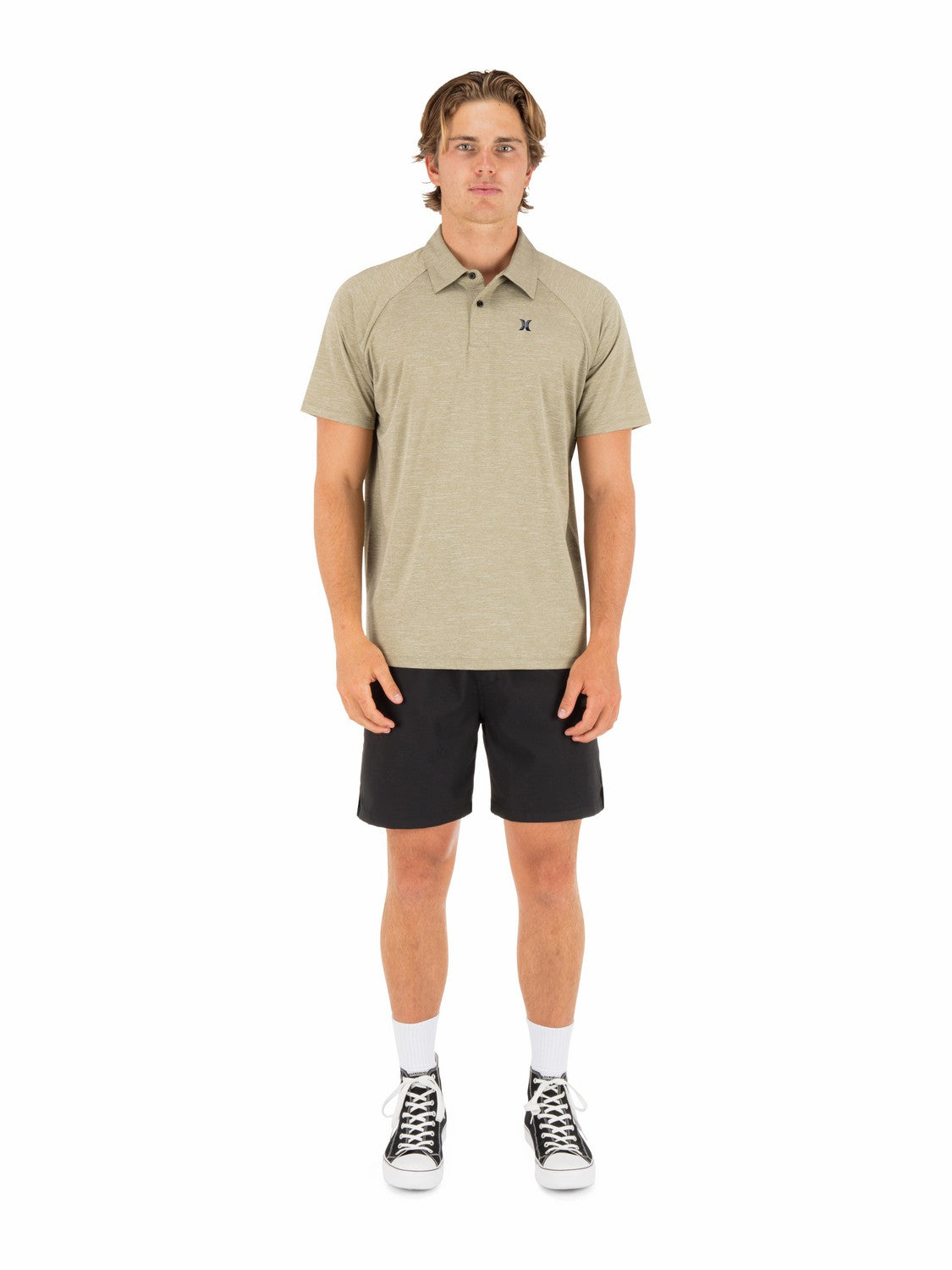 Hurley On Sale | H2O Dri Outback Polo Short Sleeve - Grizzly