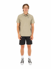 Hurley On Sale | H2O Dri Outback Polo Short Sleeve - Grizzly