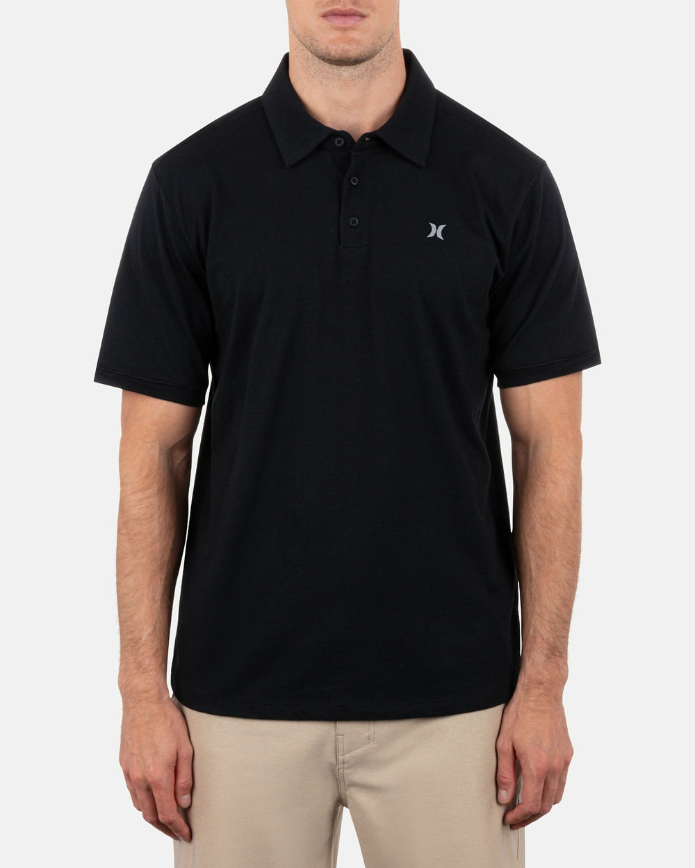 Hurley For Sale | Icon Slub Polo Short Sleeve - Black