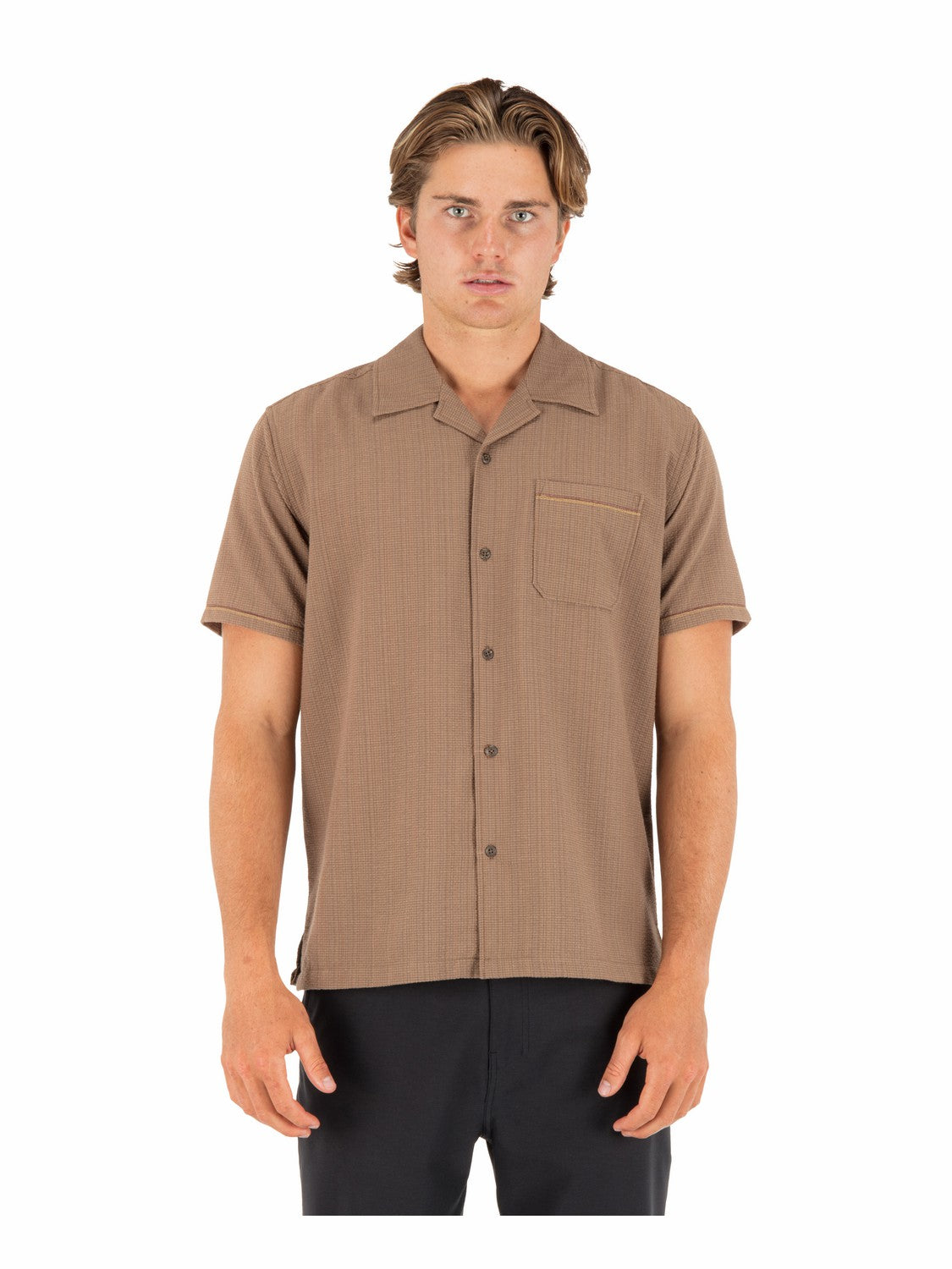 Hurley | Lay Day Camp Short Sleeve - Bristlecone