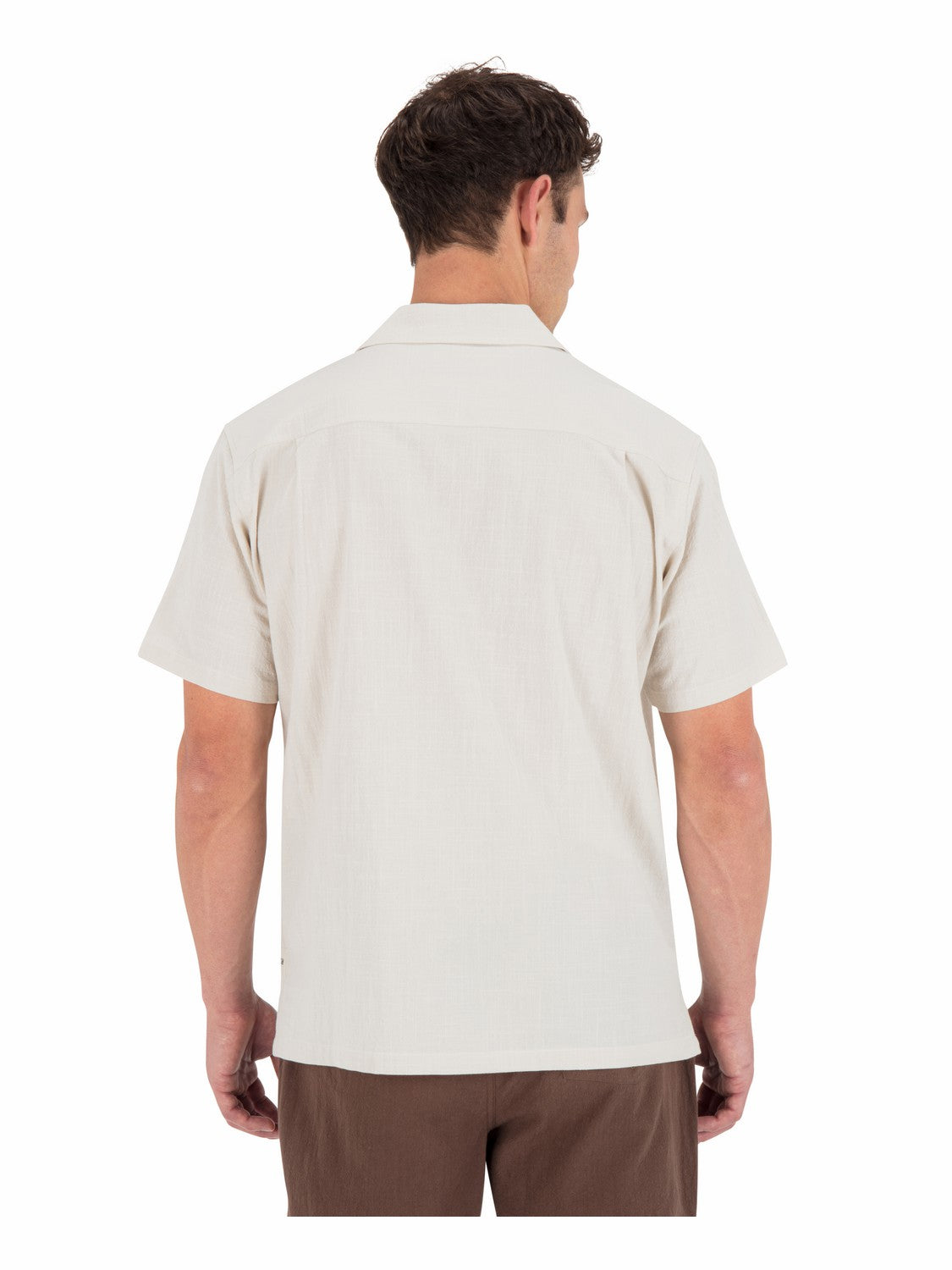 Hurley Discount | Sano Camp Embroidered Short Sleeve - Bone