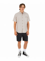 Hurley On Sale | Lido Stripe Short Sleeve - Bone