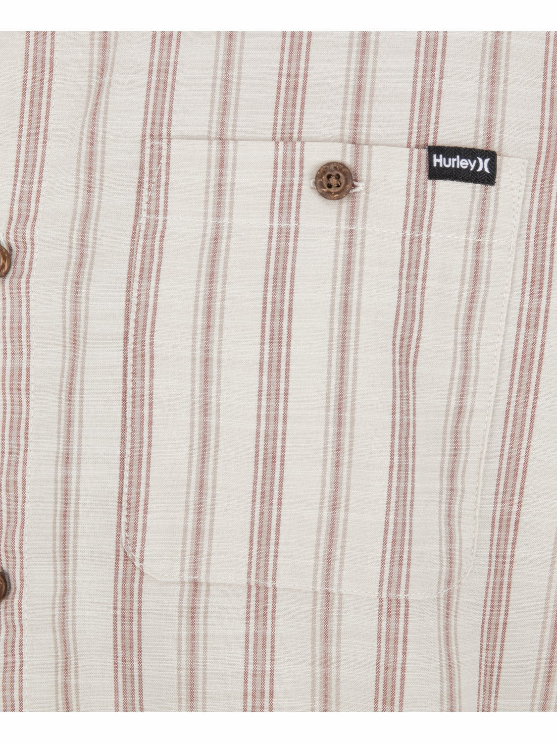 Hurley On Sale | Lido Stripe Short Sleeve - Bone