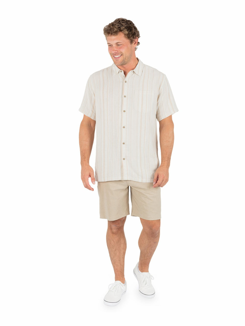 Hurley On Sale | Oceanside Short Sleeve - Bone