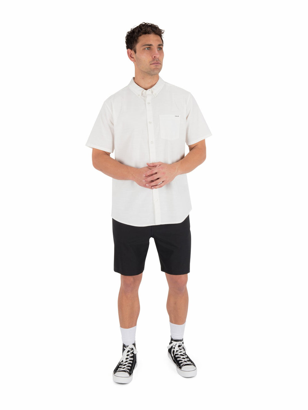 Hurley Discount | Icon Stretch Short Sleeve - White