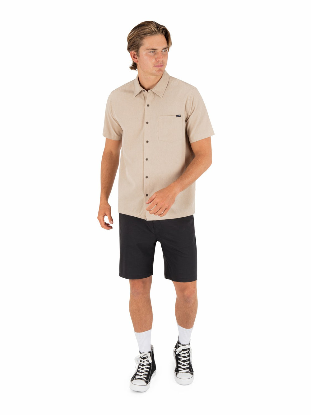 Hurley | Phantom Flow Short Sleeve - Khaki