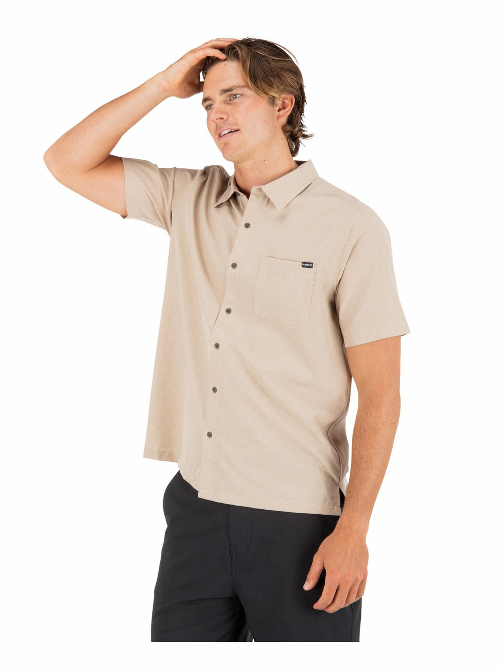 Hurley | Phantom Flow Short Sleeve - Khaki