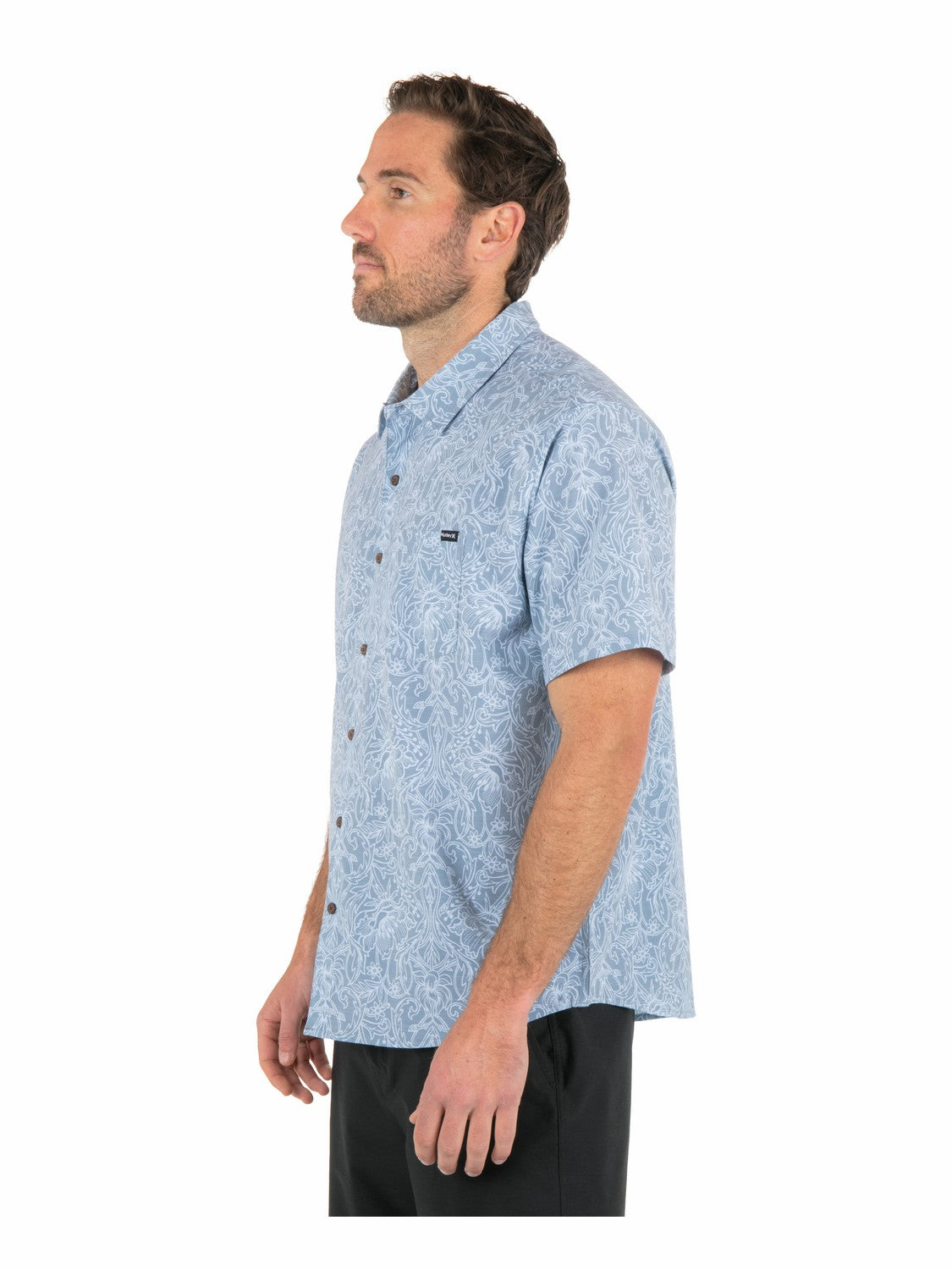 Hurley Discount | Newport Stretch Short Sleeve - Worker Blue