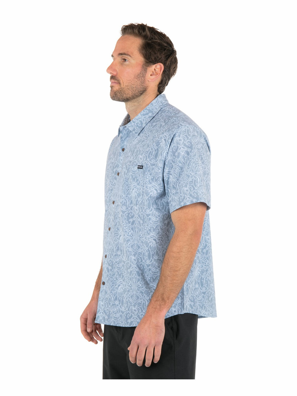 Hurley Discount | Newport Stretch Short Sleeve - Worker Blue