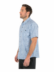 Hurley Discount | Newport Stretch Short Sleeve - Worker Blue