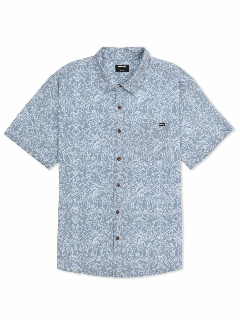 Hurley Discount | Newport Stretch Short Sleeve - Worker Blue