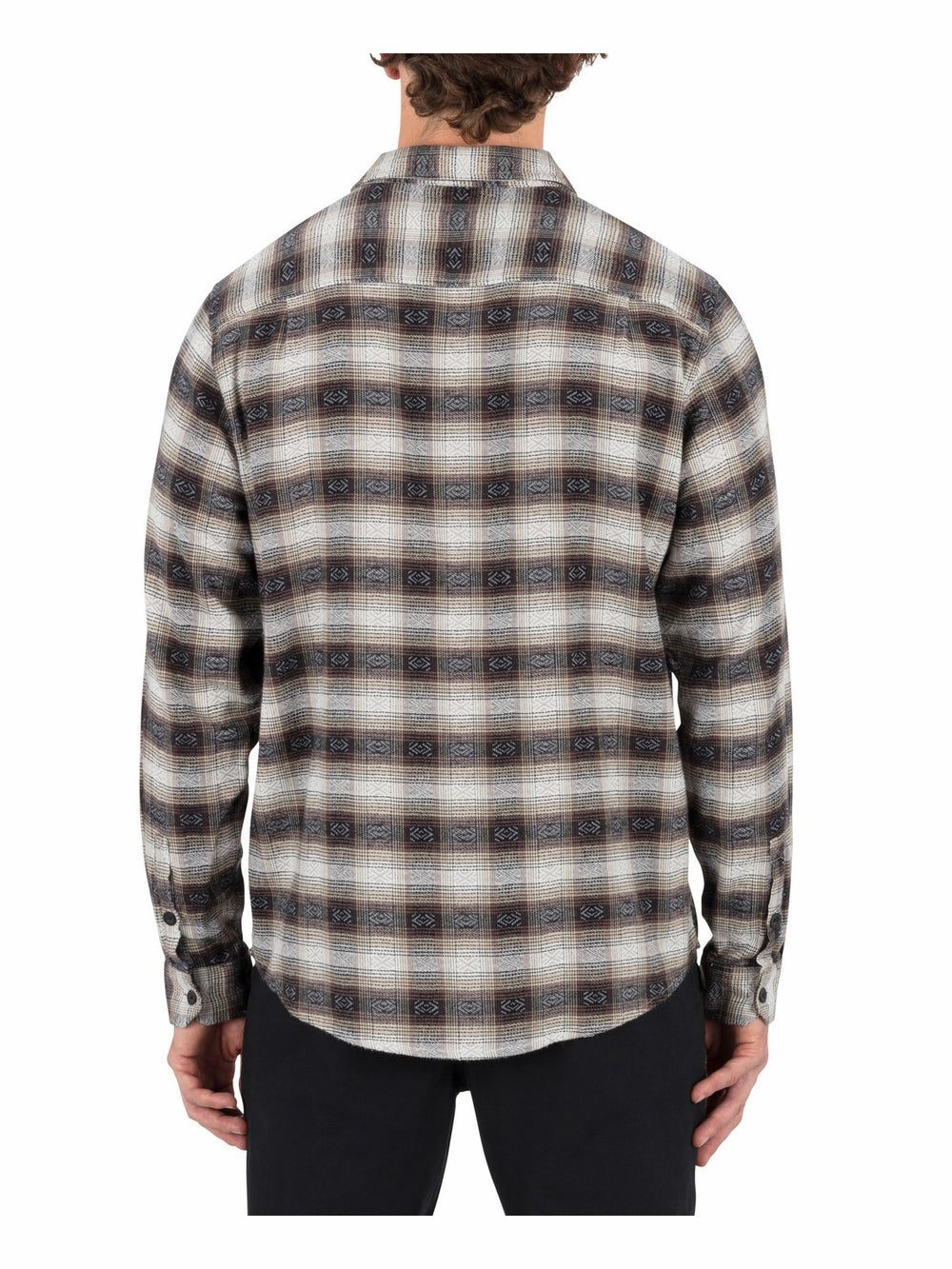 Hurley On Sale | Portland Stretch Flannel Long Sleeve - Black