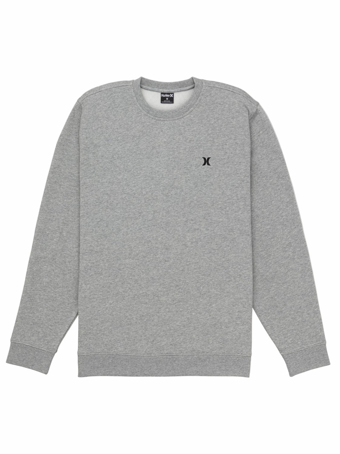 Hurley On Sale | Icon Long Sleeve Crew - GREY HEATHER