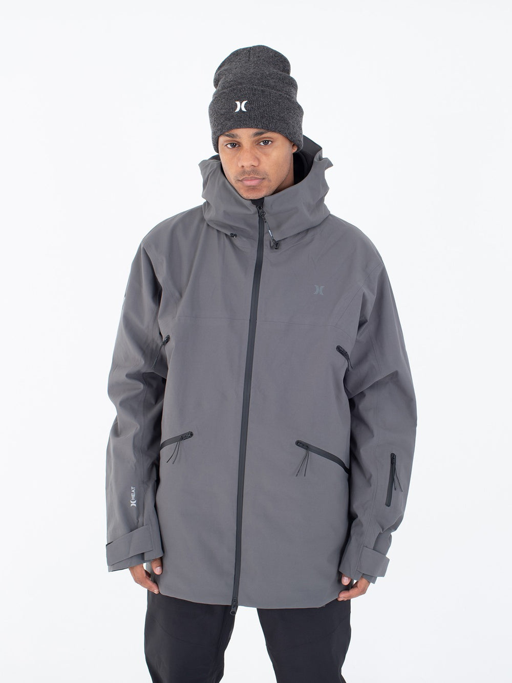 Hurley For Sale | Cream Snow Jacket - Dark Stone Grey