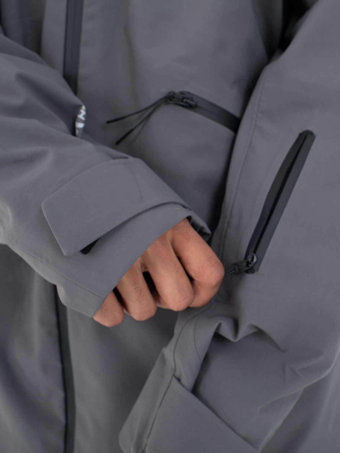 Hurley For Sale | Cream Snow Jacket - Dark Stone Grey