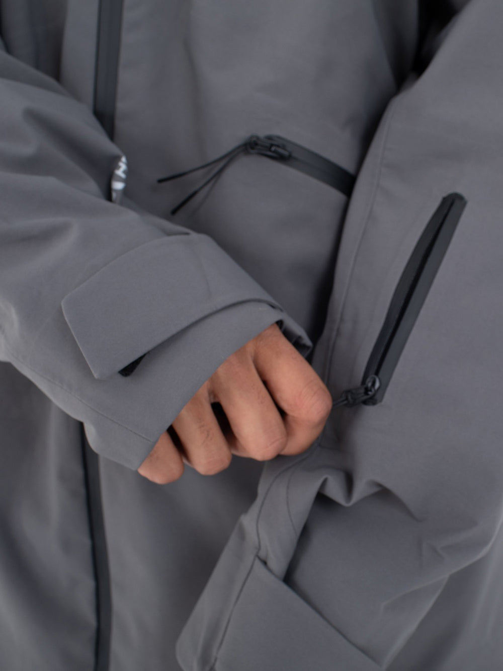 Hurley For Sale | Cream Snow Jacket - Dark Stone Grey