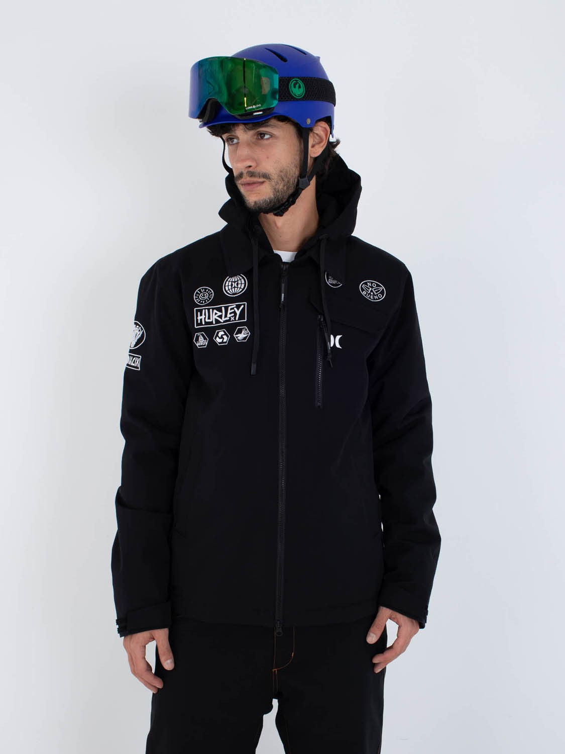 Hurley On Sale | Patch Snow Jacket - Black