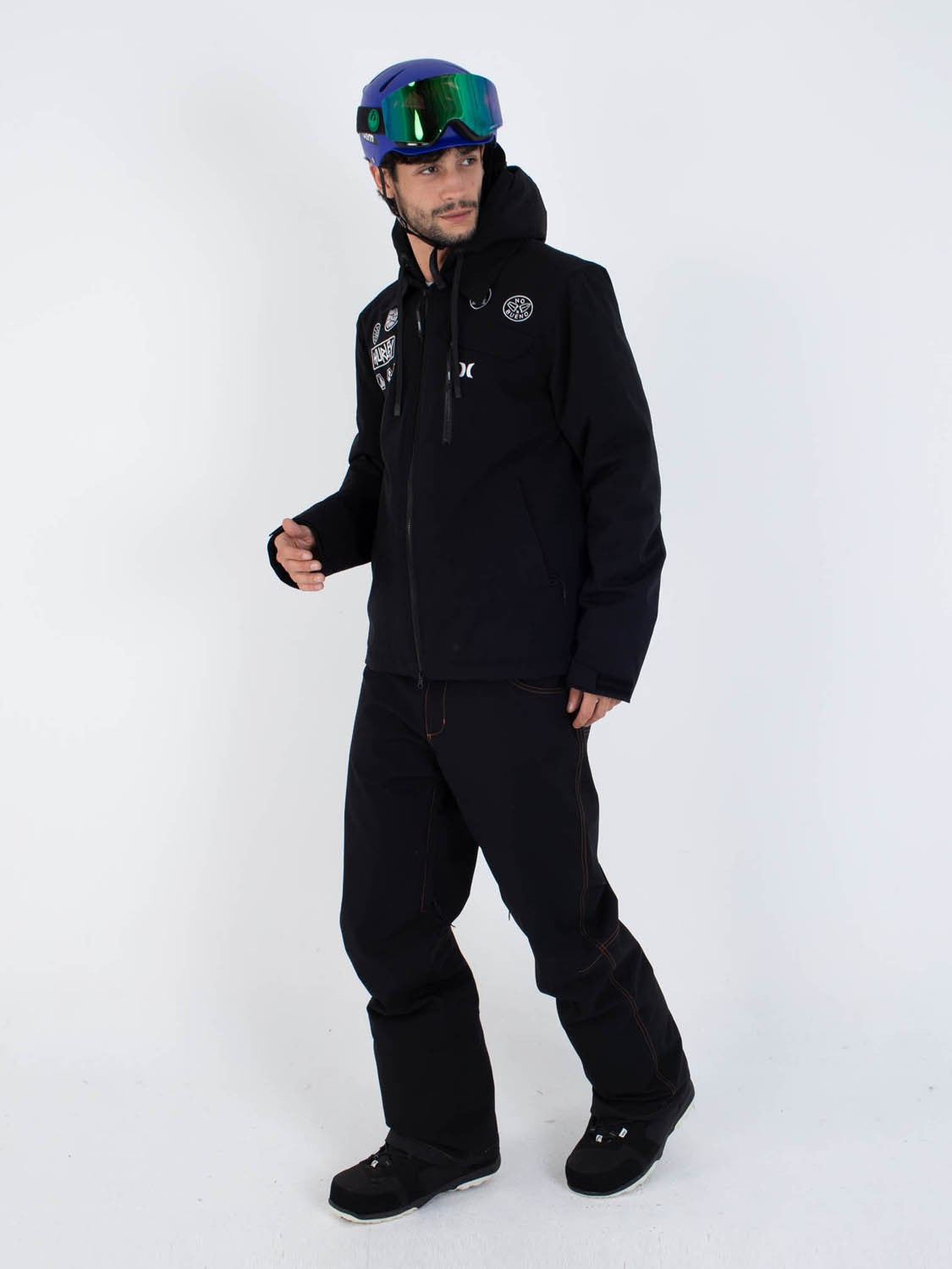 Hurley On Sale | Patch Snow Jacket - Black