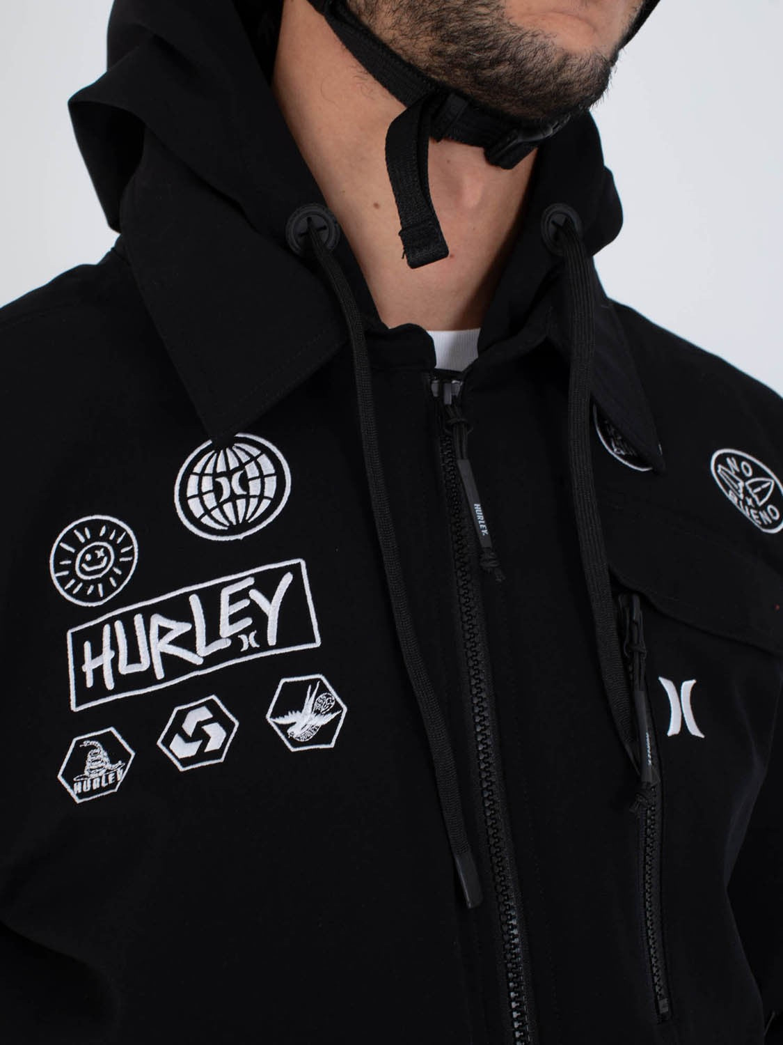 Hurley On Sale | Patch Snow Jacket - Black