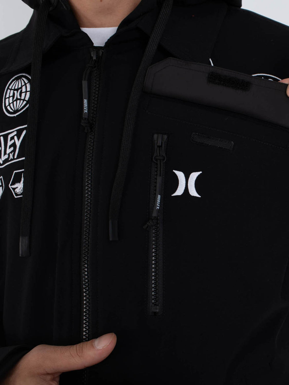 Hurley On Sale | Patch Snow Jacket - Black