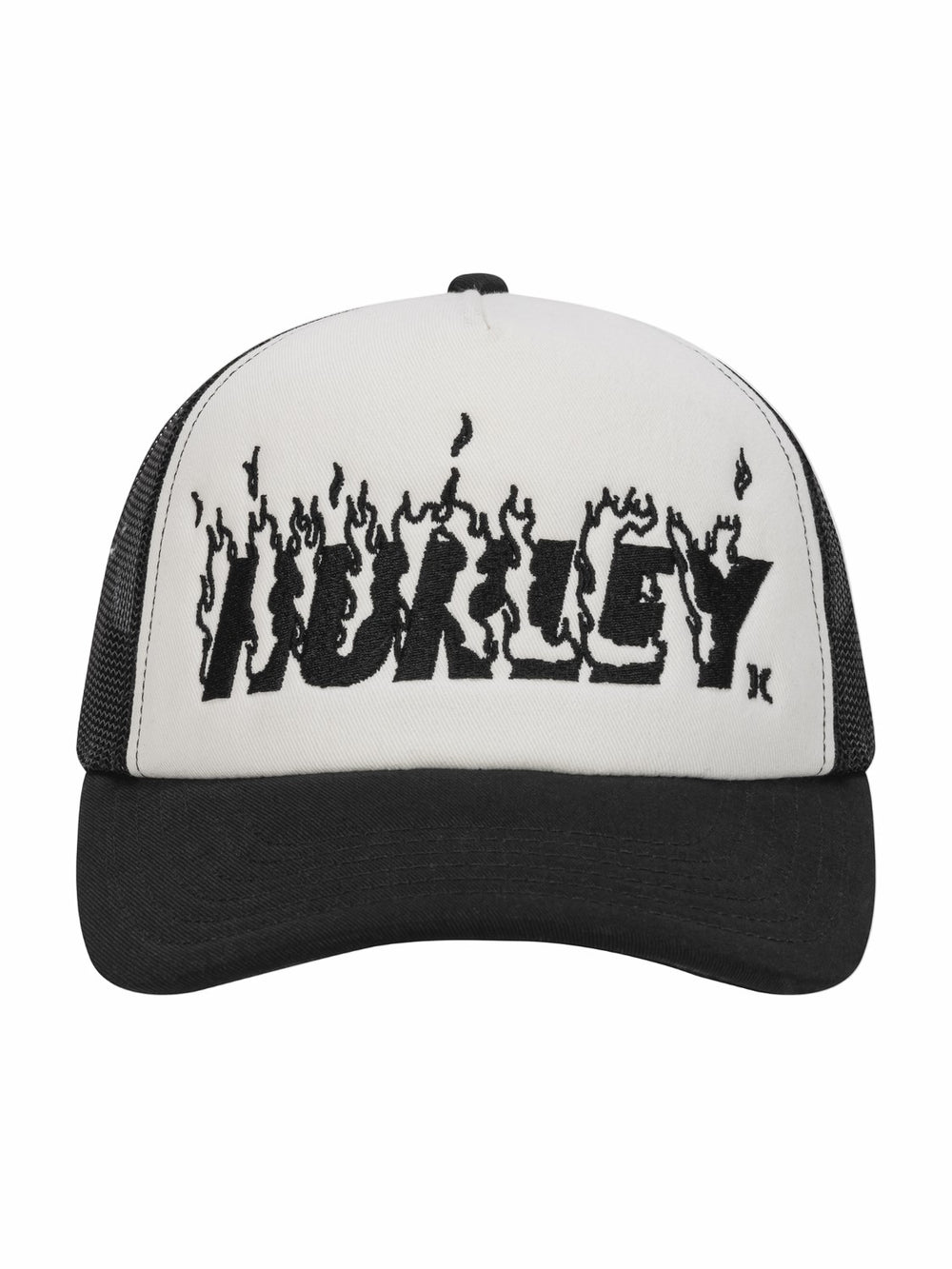 Hurley For Sale | Hurley x Travis Barker Flame Trucker Hat - Black/White