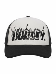 Hurley For Sale | Hurley x Travis Barker Flame Trucker Hat - Black/White