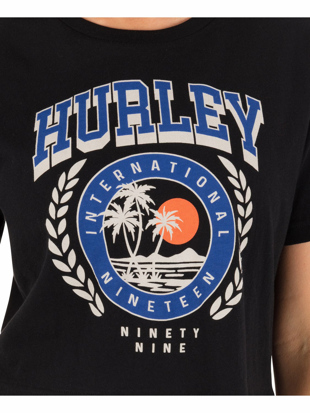 Hurley | Academy Boxy Crop Tee - Black