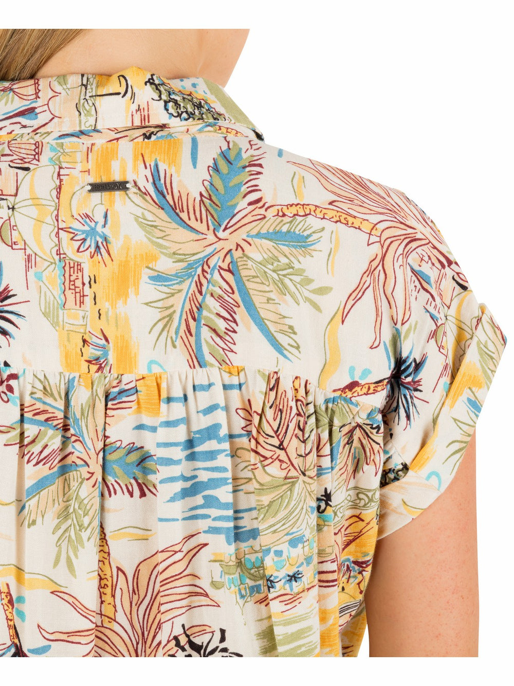 Hurley For Sale | Safari Scenic Short Sleeve - Off White