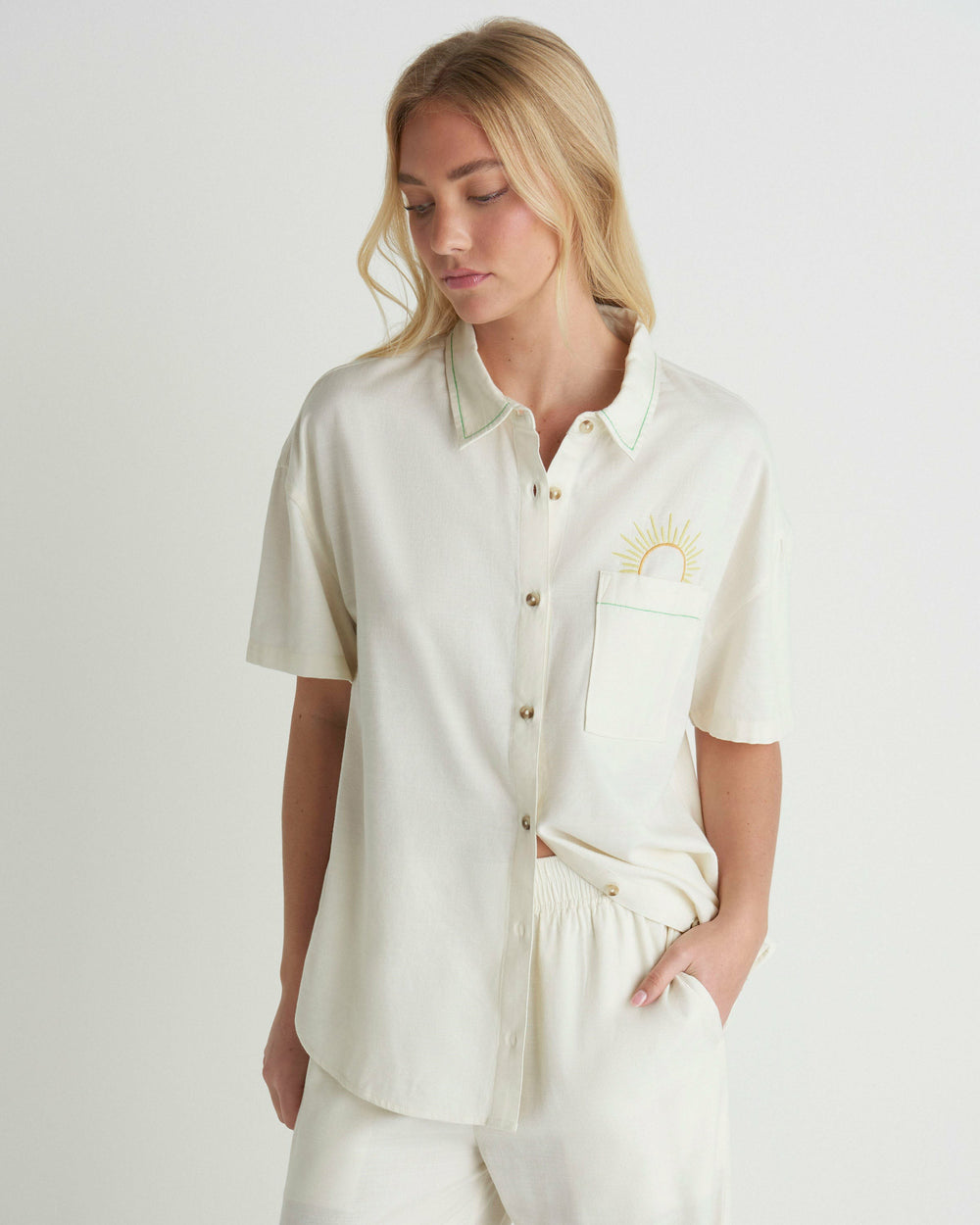 Hurley For Sale | Goldie Boyfriend Short Sleeve - Off White