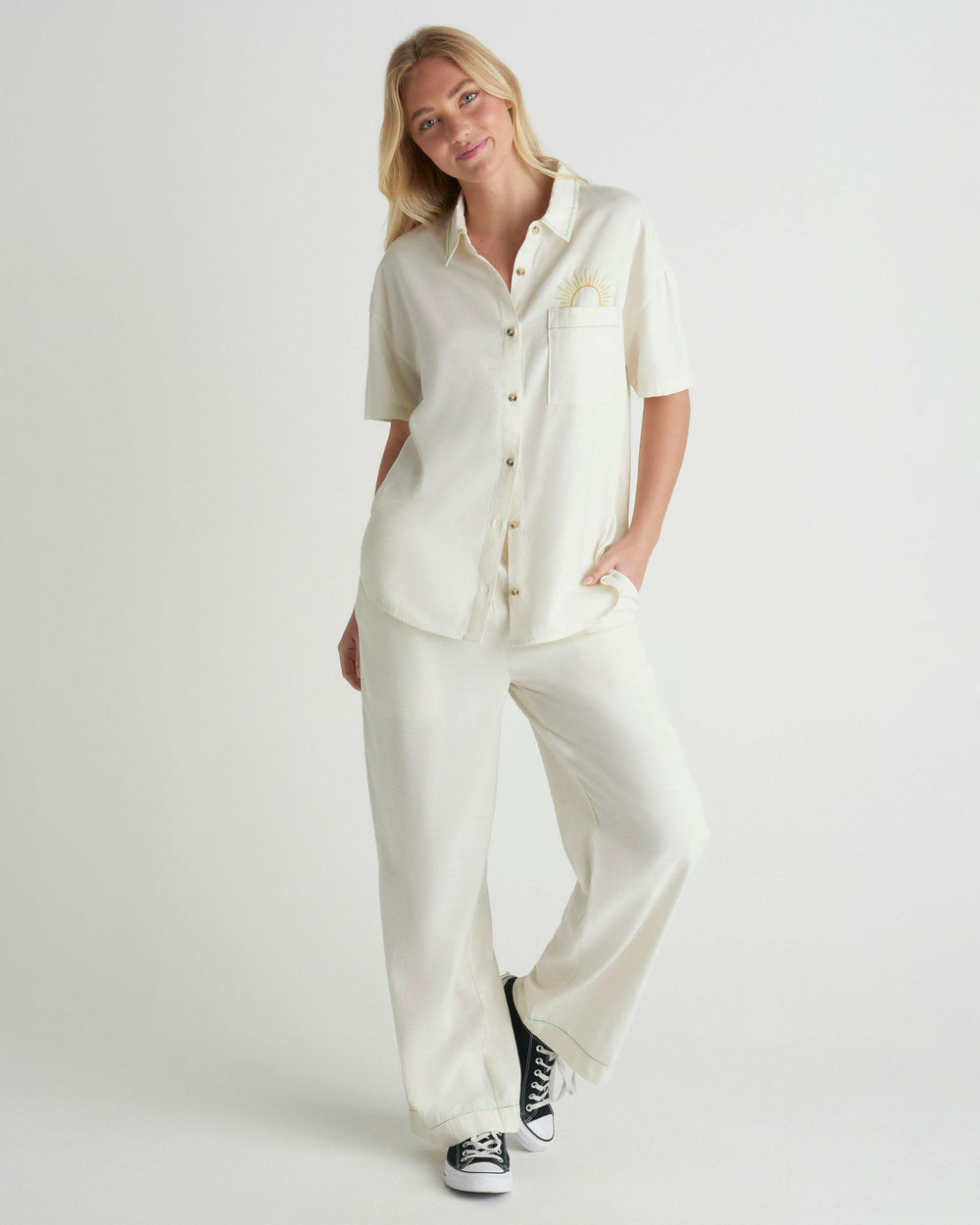 Hurley For Sale | Goldie Boyfriend Short Sleeve - Off White