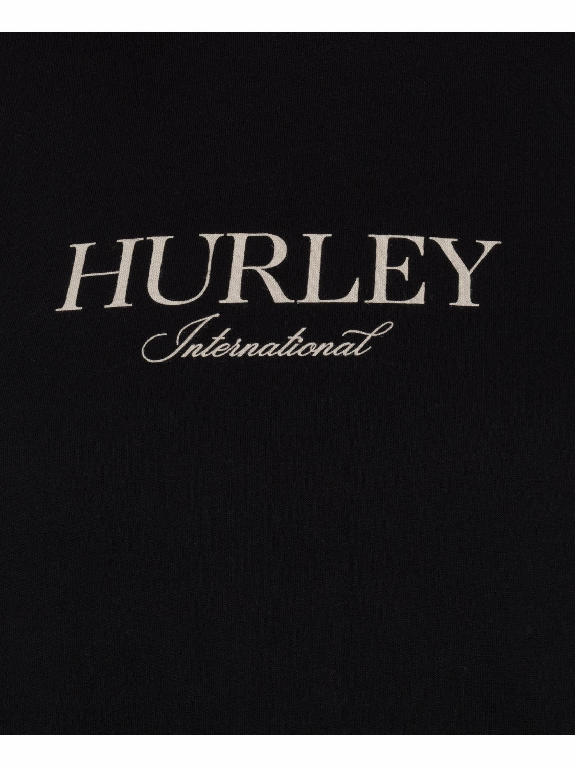 Hurley Discount | Floreal Long Sleeve Crop T-Shirt - BLACK